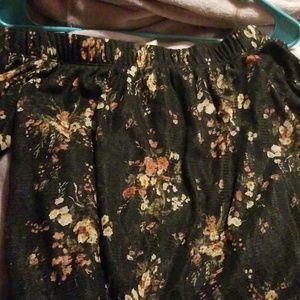 Over the shoulder floral blouse